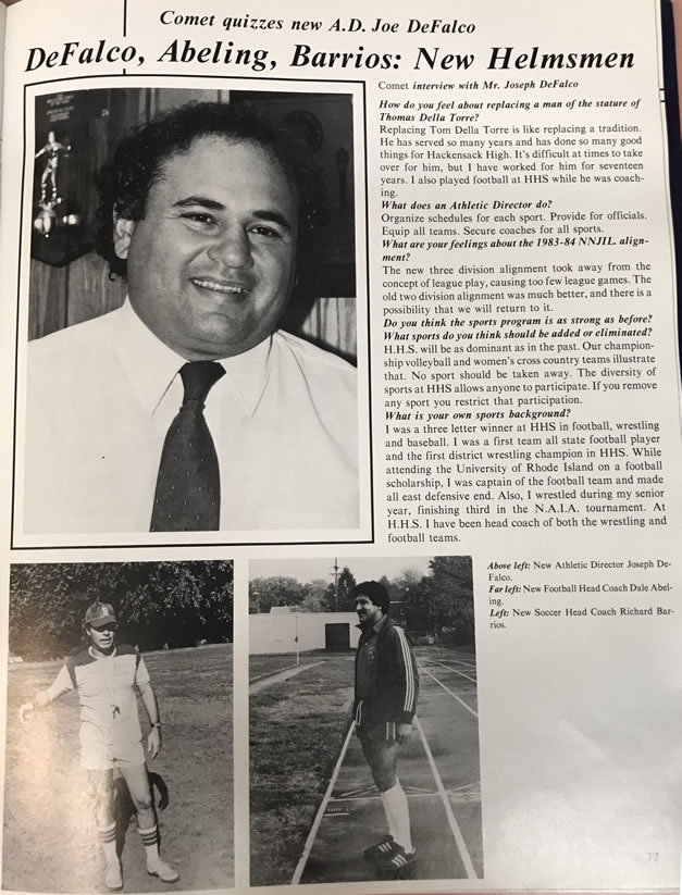 Joseph DeFalco 1984 HHS Yearbook 2